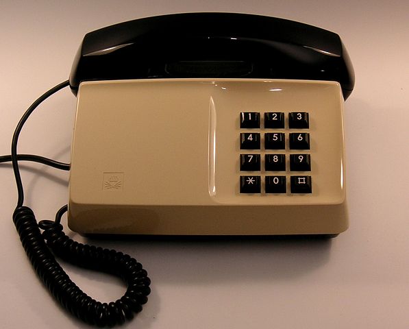 Bild på en Diavox telefon